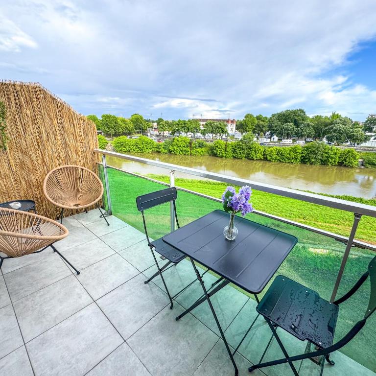 La Rive - Vue panoramique, climatisation, parking, terrasse, centre ville et thermes à pied - Appartement 1 Chambre - 2