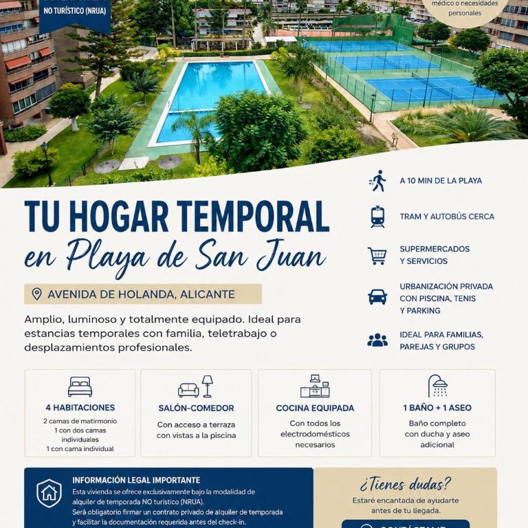 4BR Apt 10 min Walk to San Juan Beach - Pool & Terrace - Apartment - 2