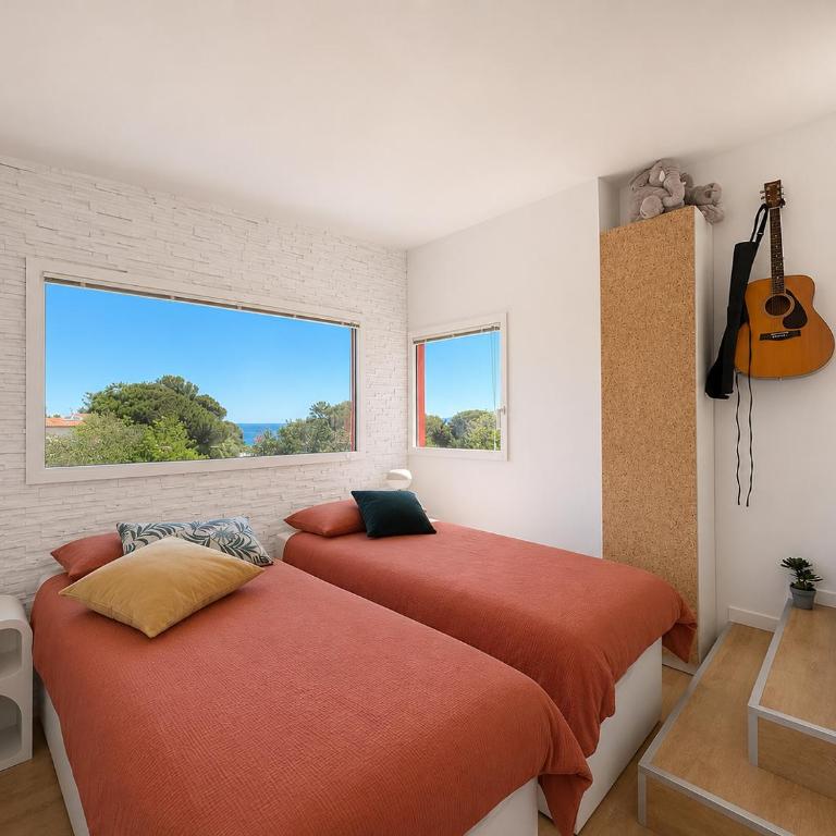 Panoramic sea view, rooftop, air conditioning, 2 bedrooms, parking - Apartment mit 2 Schlafzimmern - 5