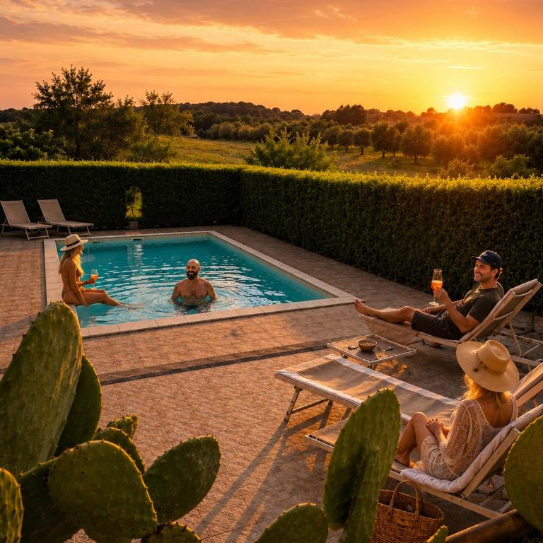 Trulli and Pool - I Cactus - Two-Bedroom House - 7