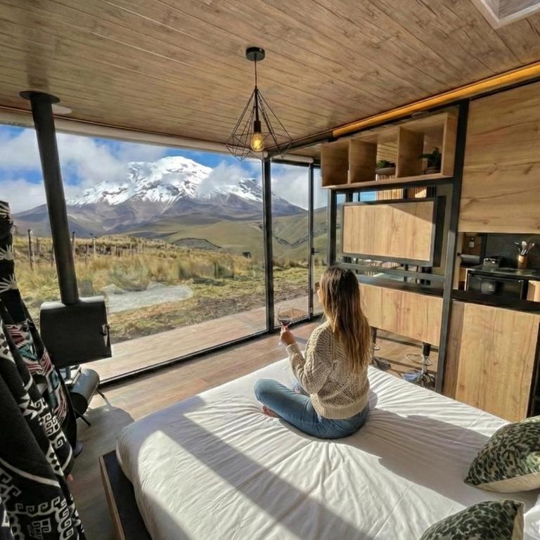 Tiny house, comfort and peace facing Chimborazo - One-Bedroom Chalet - 1