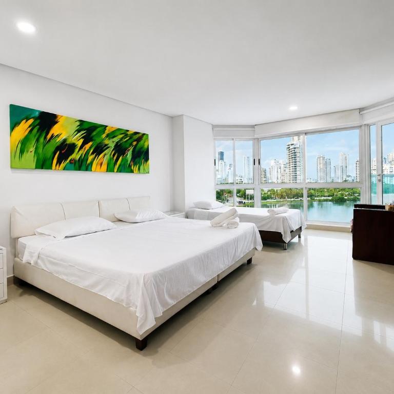 Torres del lago - apto en Cartagena - Two-Bedroom Apartment - 10