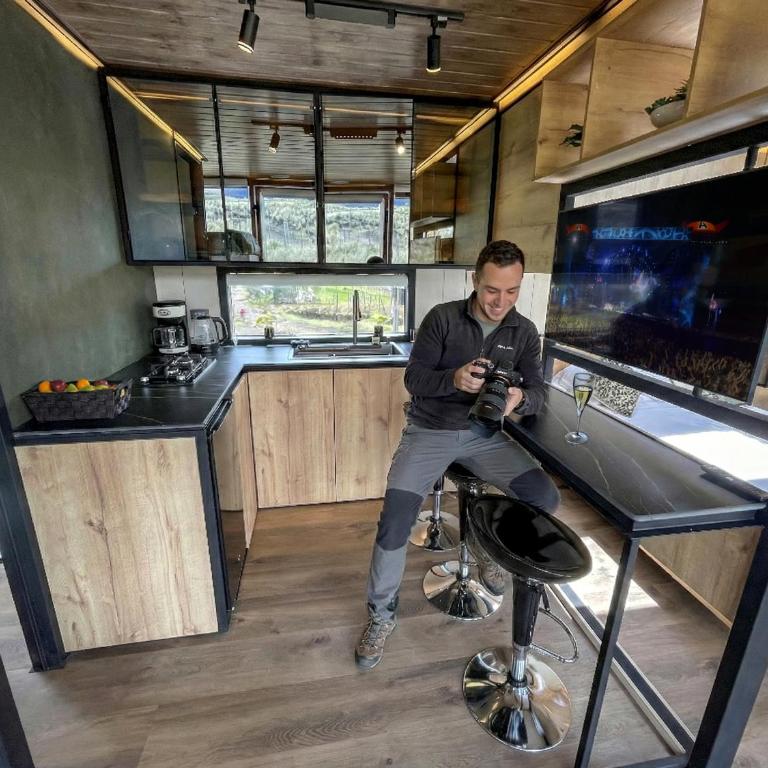 Tiny house, comfort and peace facing Chimborazo - One-Bedroom Chalet - 13