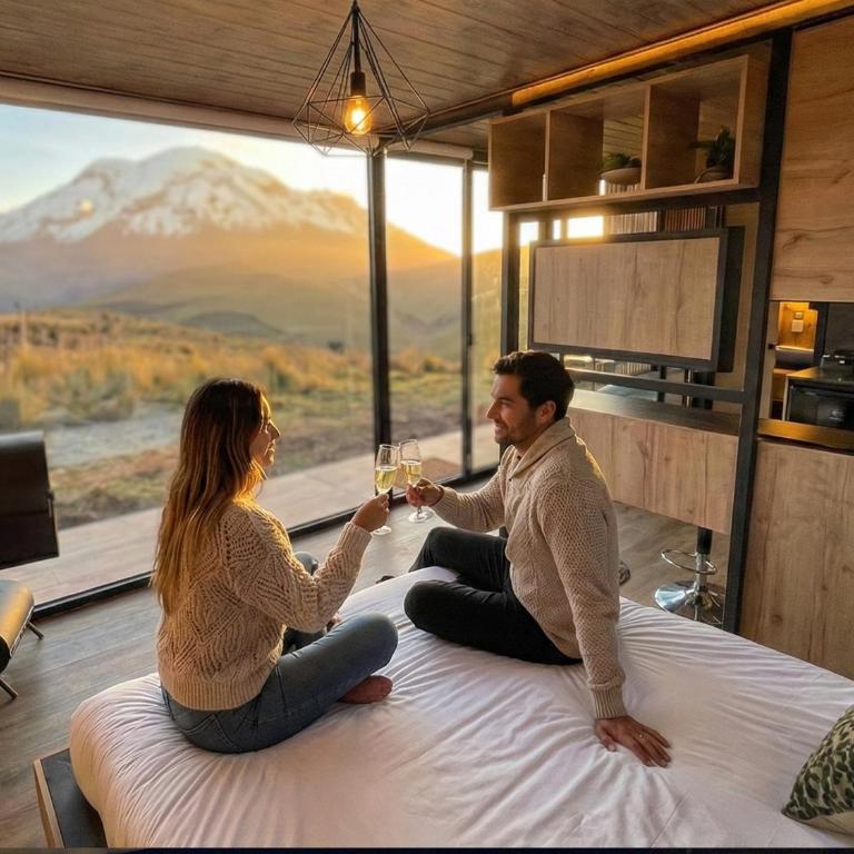 Tiny house, comfort and peace facing Chimborazo - One-Bedroom Chalet - 23