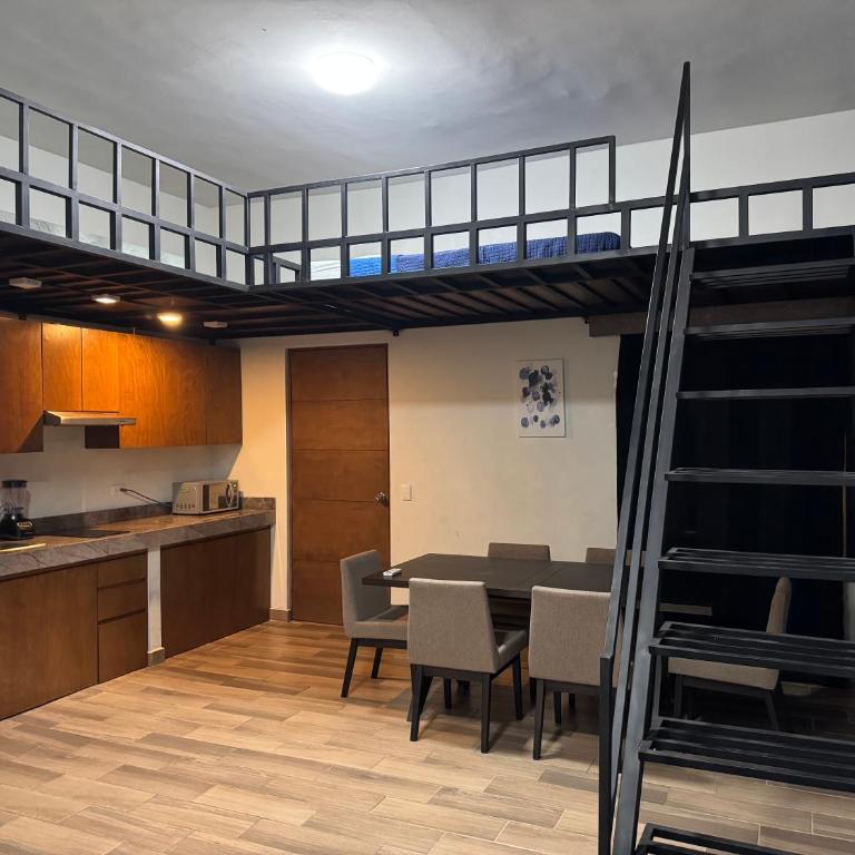 Departamentos Modernos con Alberca y Excelente Ubicación - One-Bedroom Apartment - 34