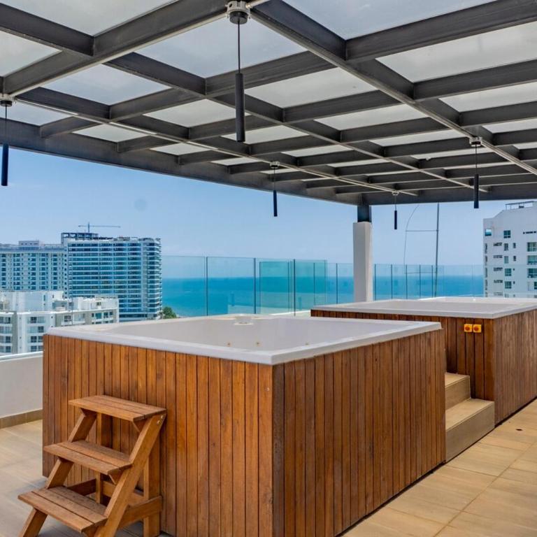 Apto moderno a pasos de la playa Rodadero - One-Bedroom Apartment - 2