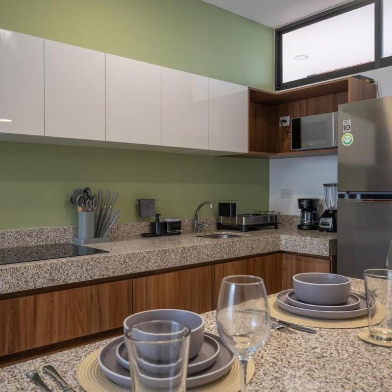 Moderno Oasis al Norte de Mérida-Confort y Lujo - Two-Bedroom Apartment - 10