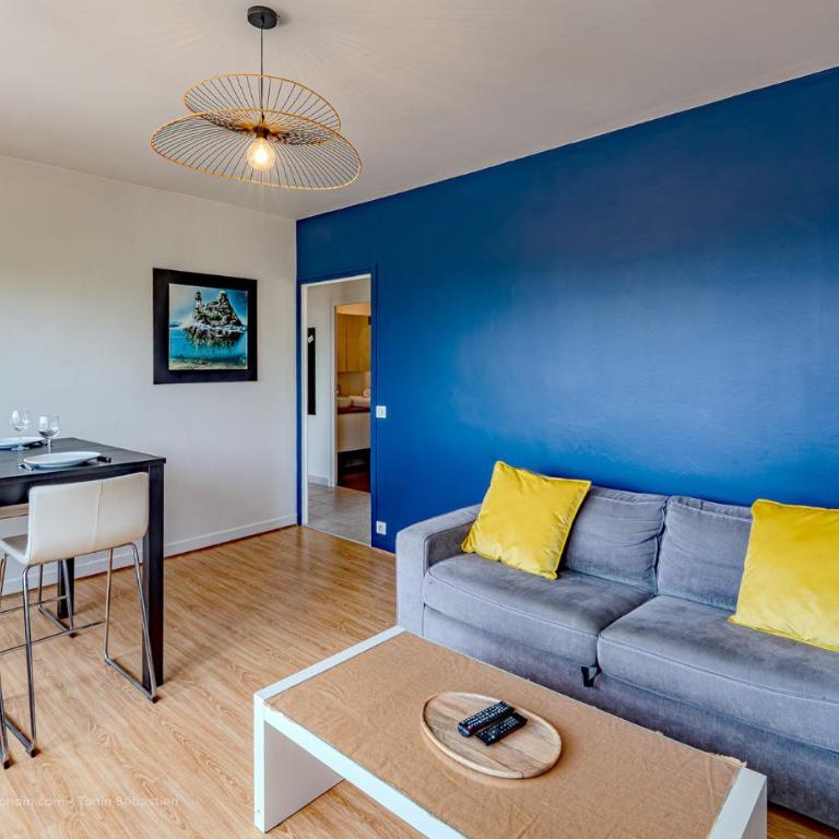 T2 vue dégagée sur les montagnes - One-Bedroom Apartment with Balcony and Mountain View - 22