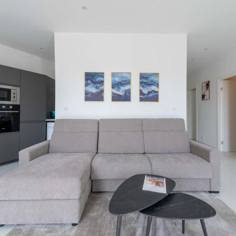 3-Br Apartment Top Floor South-Facing Balcony Central Cannes - Apartamento - 5