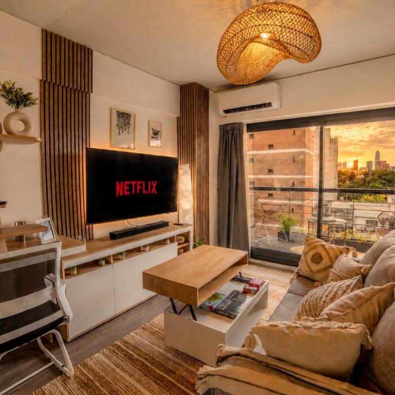 Studio con Spa, Cine 4K y Diseño - One-Bedroom Apartment - 4