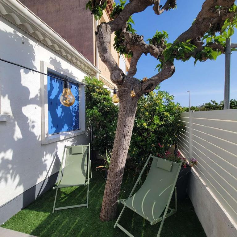 Joli studio de plain pied pour 2 ou 3 personnes 100m de la mer Portiragnes plage LXTRAM32 - Studio - 1