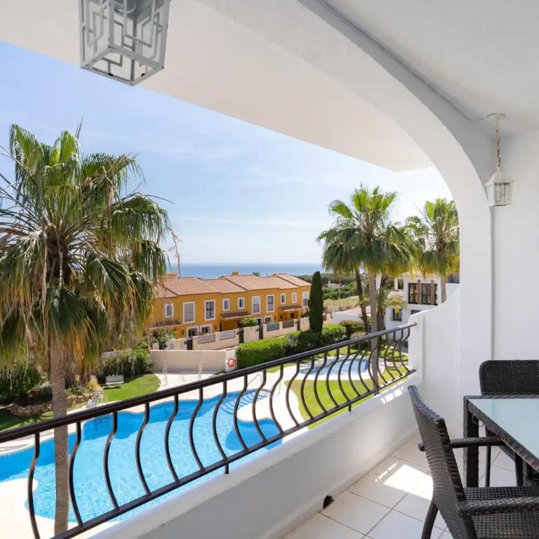 Casa Oasis de Calahonda - 2 BR 2BA apt - Beach - Sea View - Terrace - Pool - Apartamento de 2 dormitorios con balcón y vistas al mar - 22