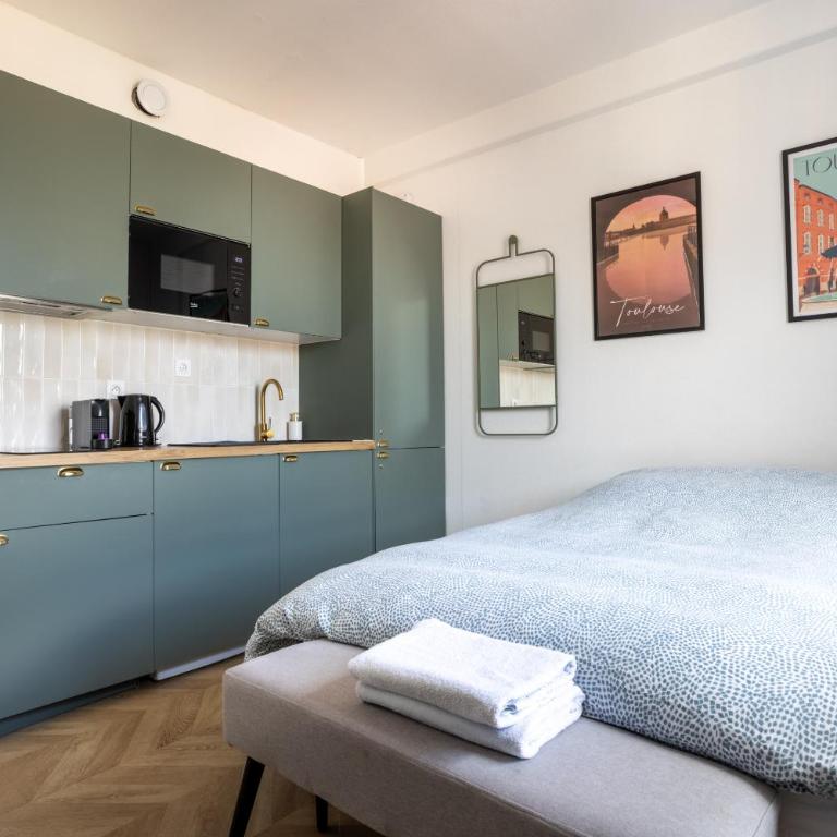 Cocon Moderne Compans Caffarelli - Métro, Charme & Confort - Appartement 1 Chambre - 4