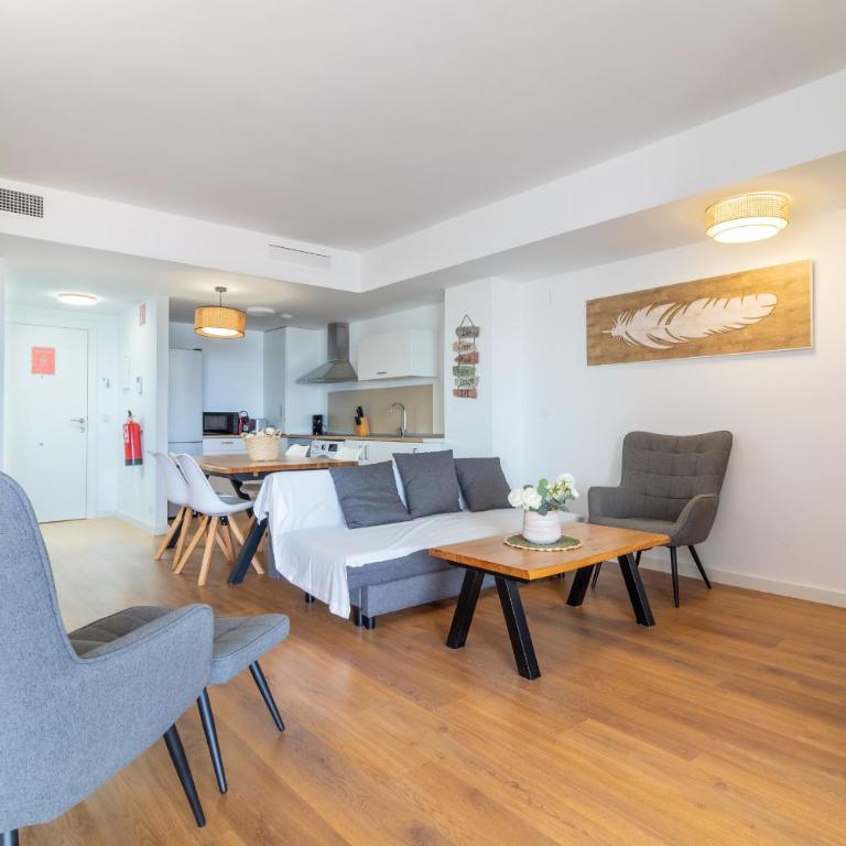 Global Vacacional, Apartamento de 2 habitaciones con terraza y vistas al mar - Apartment mit Meerblick - 4