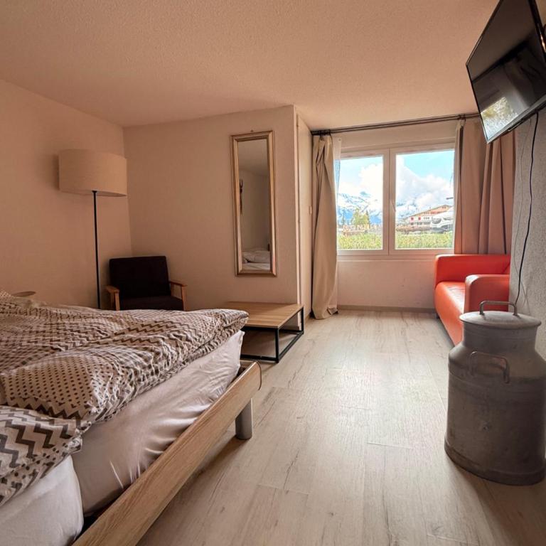 Lago Lodge Crans-Montana Centre - Chambre Triple avec Salle de Bains Privative - 1