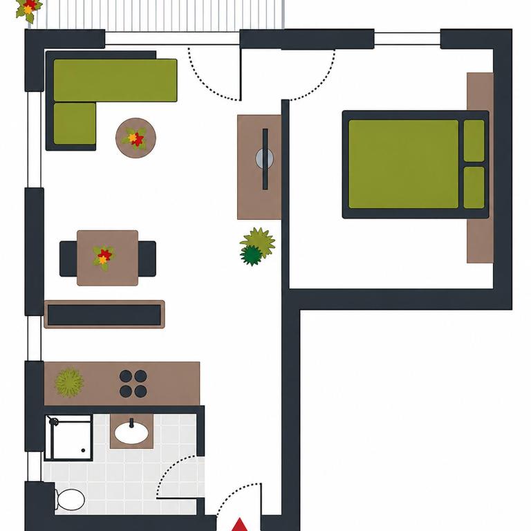 AKTIV Apartments by Peak Stay - Apartment mit 1 Schlafzimmer und Gartenblick - 2