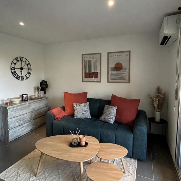 L'écrin Bleu - Jardin et Spa à 2 pas des plages - Appartamento con 1 Camera da Letto - 8