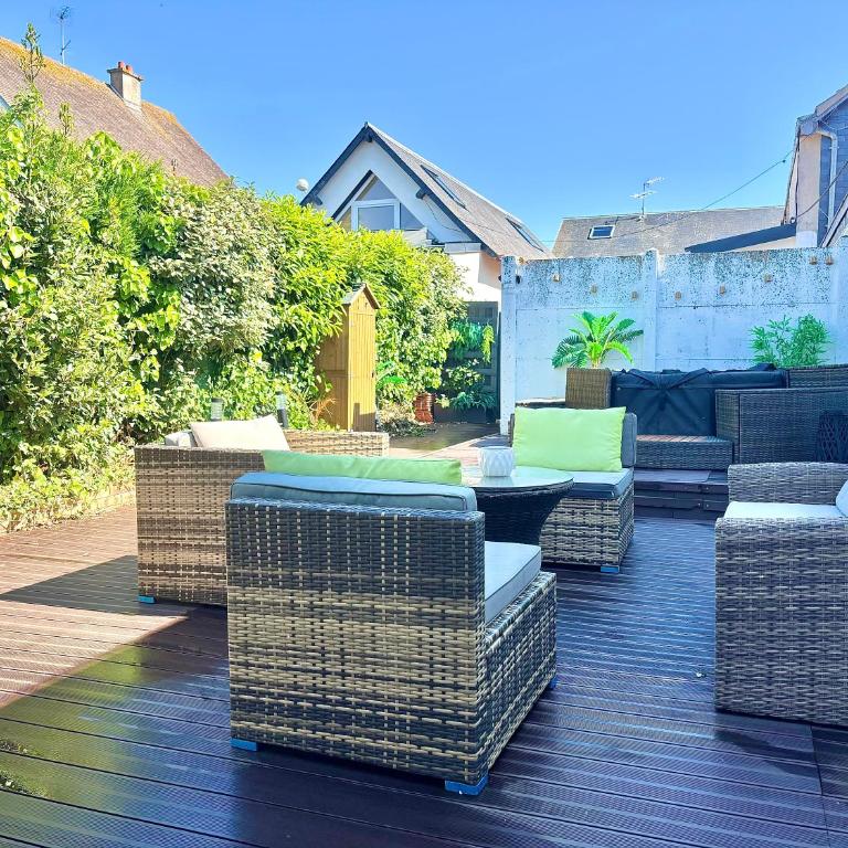 Le Patio - Maisonnette, terrasse & jacuzzi - Maison 2 Chambres - 3