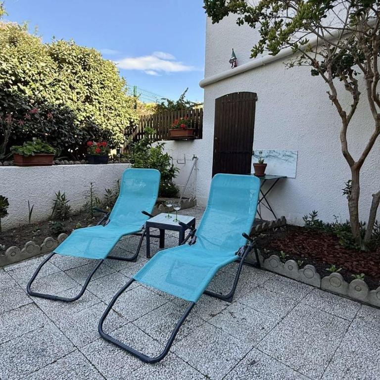 Bel appartement climatisé avec grande terrasse proche port - GN250-073 - Apartamento de 1 dormitorio - 13