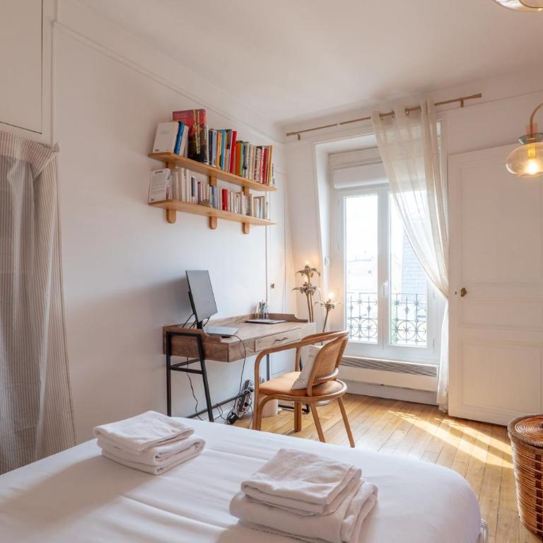 Charming 1BR Top Floor in Montmartre with Elevator - Appartement - 18