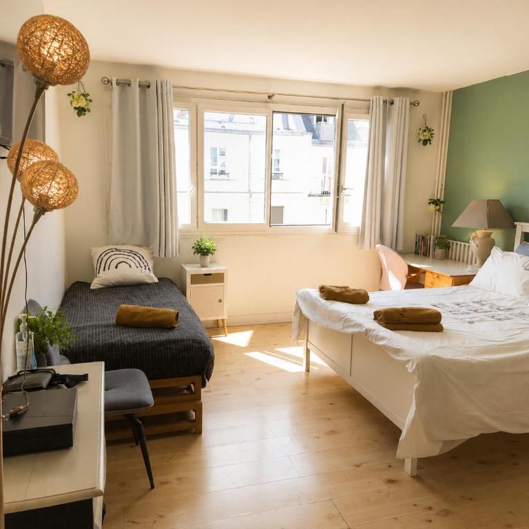 Spacious Studio Paris La villette-Metro - Studio - 2