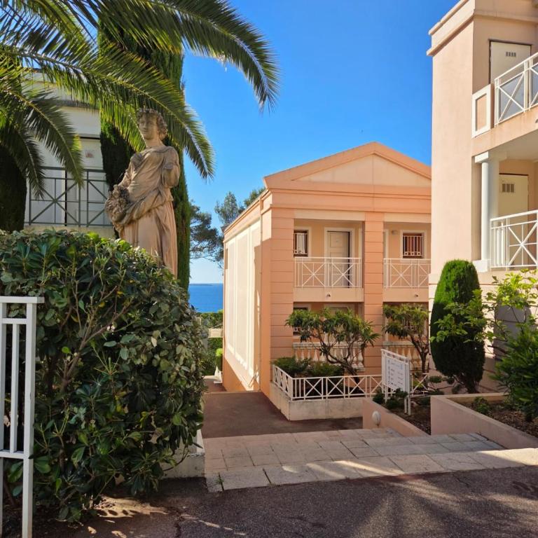 Villa Francia T1bis, 4P, Parking, Terrasse vue mer, Piscine, Tennis - Apartment mit 1 Schlafzimmer - 20