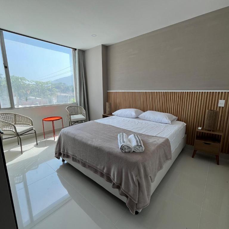 Apto luxury de 3 hab, 6 a 8 personas, a 3 min de la playa, Santa Marta - Apartamento de 3 dormitorios - 6