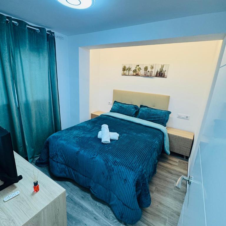Calpe apartamento renovado a 3 min de la playa ,wifi,aire,parking,vistas comunitario - Apartamento de 1 dormitorio - 5