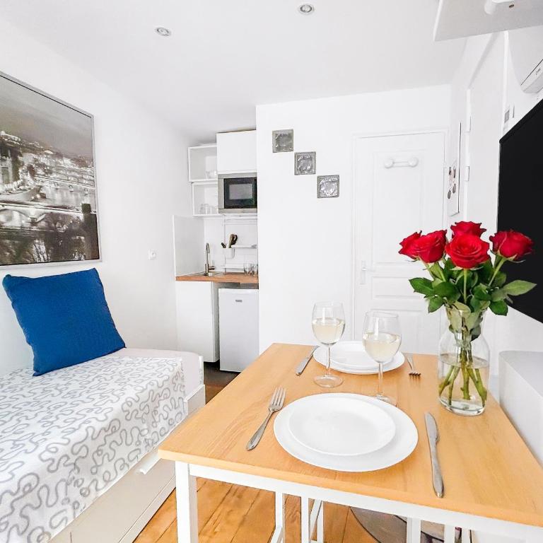 Studio cosy et lumineux, quartier canal St Martin - Studio - 4