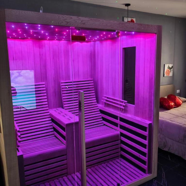 Suite Romantica con Jacuzzi e Sauna - Apartment mit 1 Schlafzimmer - 16