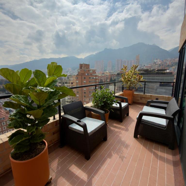 Loft & Terraza Vista Cerros Capitalinos Chapinero Central - Apartamento de 1 dormitorio - 19