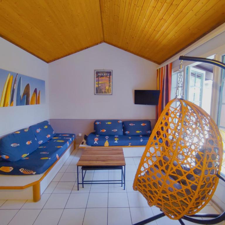 Appartement 6 personnes, 40m2, lave-linge, 2 salles de bain, grand balcon, piscine et proche golf - Appartement 2 Chambres - 8