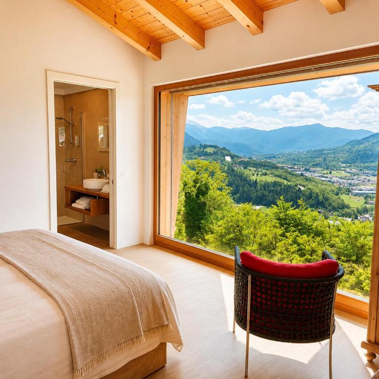 Maso al Sole Agriturismo - Habitación Doble con vistas a la montaña - 2