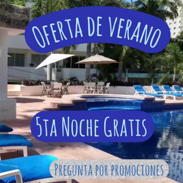 Costera Acapulco, Club Deportivo - Apartamento con terraza - 1