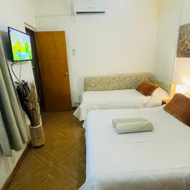 Apto en Minas con amplio fondo, aire acondicionado, ideal para descansar - Apartamento de 1 dormitorio - 4