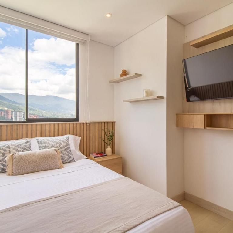 Poblado lovley view, flat 22, 2Br AC Wifi - Apartamento de 2 dormitorios - 7