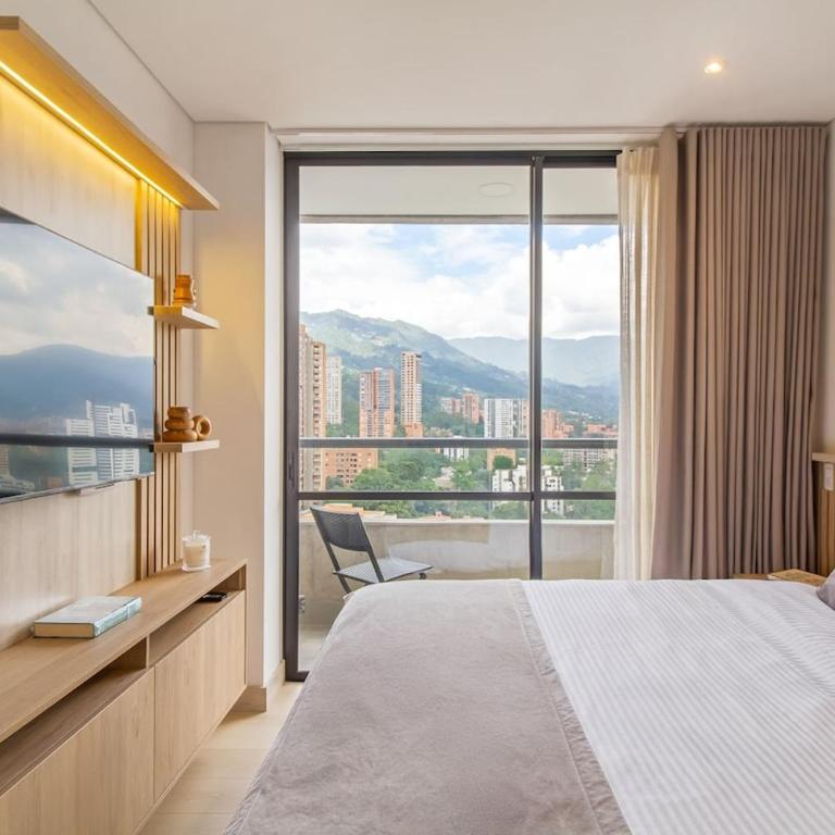 Poblado lovley view, flat 22, 2Br AC Wifi - Apartamento de 2 dormitorios - 12