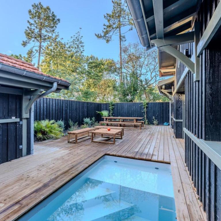 Villa Lège-Cap-Ferret - piscine - vue bassin - Villa - 14