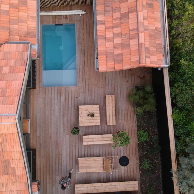 Villa Lège-Cap-Ferret - piscine - vue bassin - Villa - 25