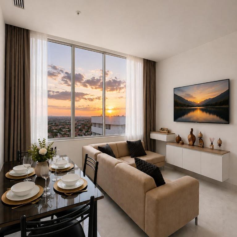 Elegante Apartamento en Torre Milenium La Aurora con Vista Urbana y Espacios Familiares Premium - Two-Bedroom Apartment - 16