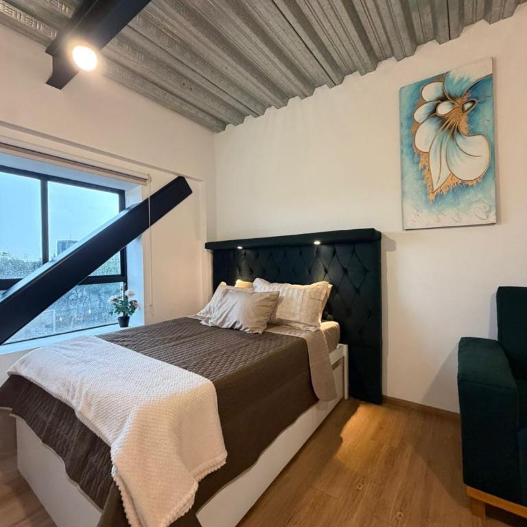 Stylish Loft Reforma,Queen, Sofa Bed,Twin - One-Bedroom Apartment - 6