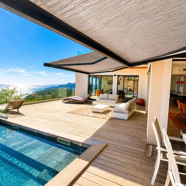Villa 5 Etoiles vue sur les Iles d'Or Carqueiranne Sea and Mountain Pleasure Villa Vue Mer La Californie - Villa Deluxe - 3