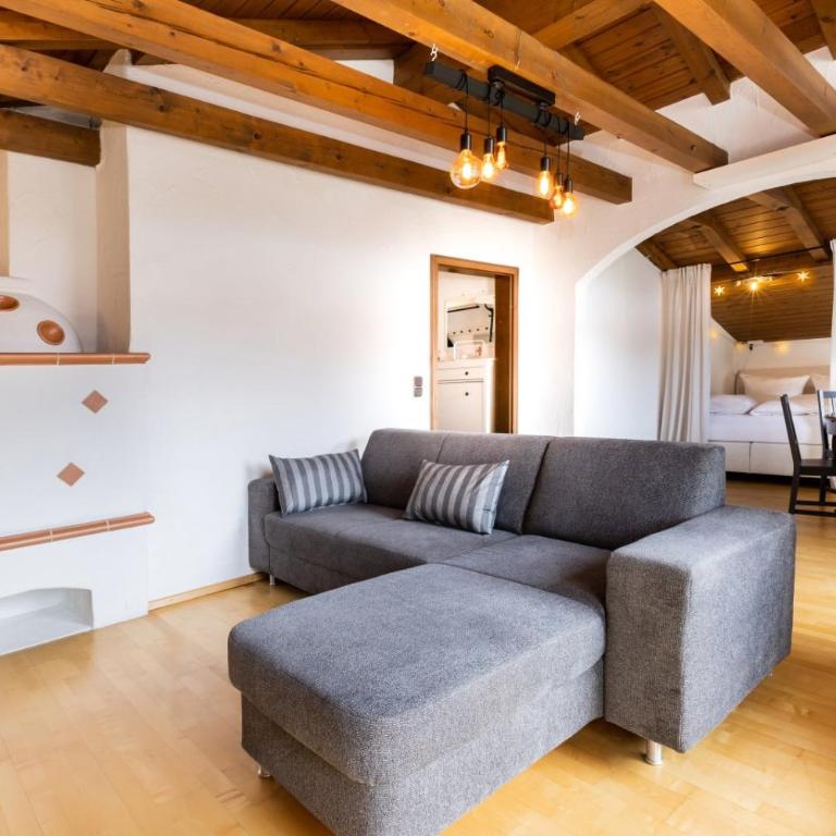 Landgasthof Augustiner - Apartment mit 2 Schlafzimmern und Bergblick - 9