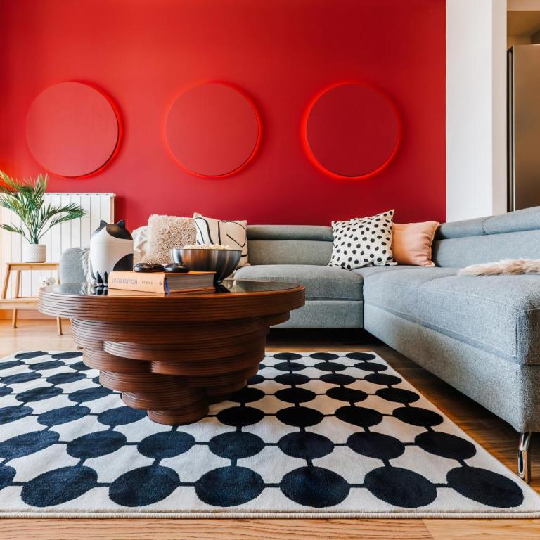 WF Pulse Riverview with Terrace and Free Parking - Two-Bedroom Deluxe Apartment with Balcony - 6