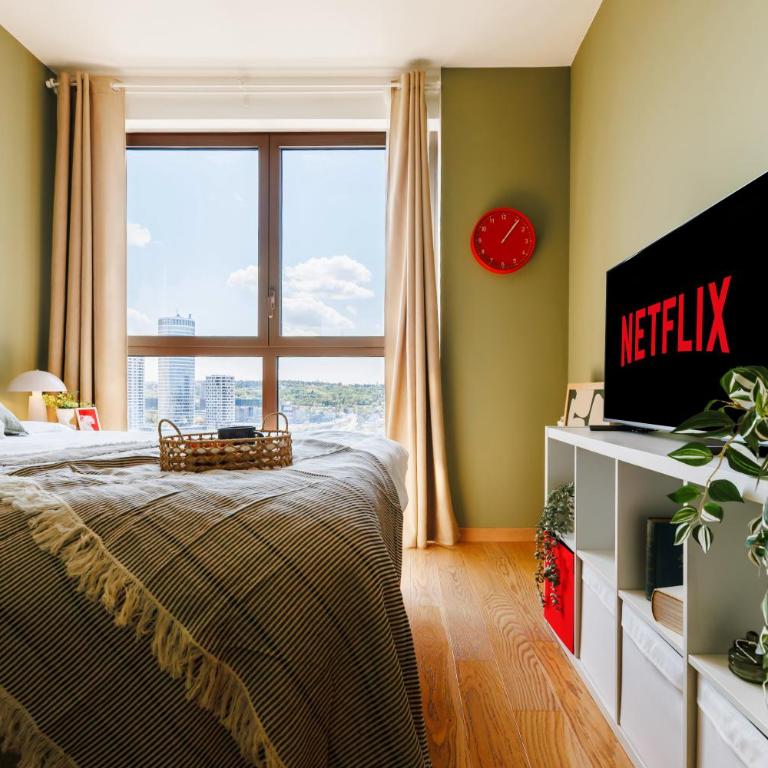 WF Pulse Riverview with Terrace and Free Parking - Two-Bedroom Deluxe Apartment with Balcony - 28