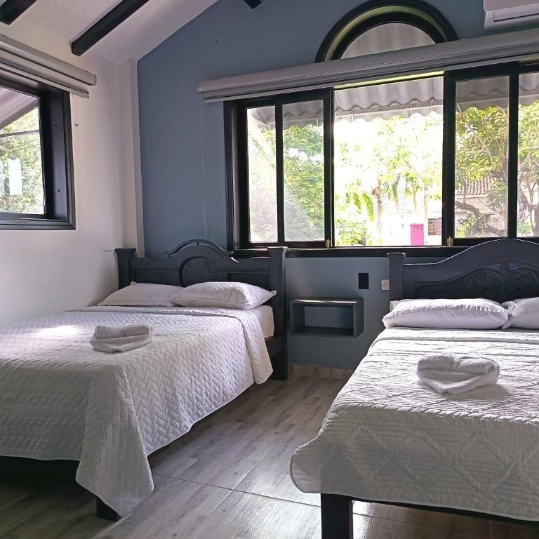 Hotel campestre YJ - Habitación Doble - 2 camas - 6