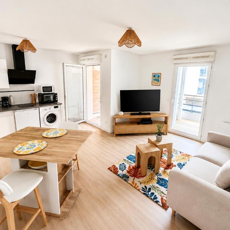 Appartement bassin d Arcachon avec balcon et parking - Monolocale con Divano-Letto - 1