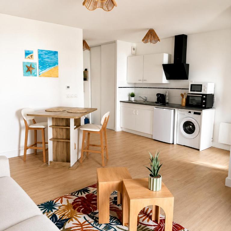 Appartement bassin d Arcachon avec balcon et parking - Monolocale con Divano-Letto - 5