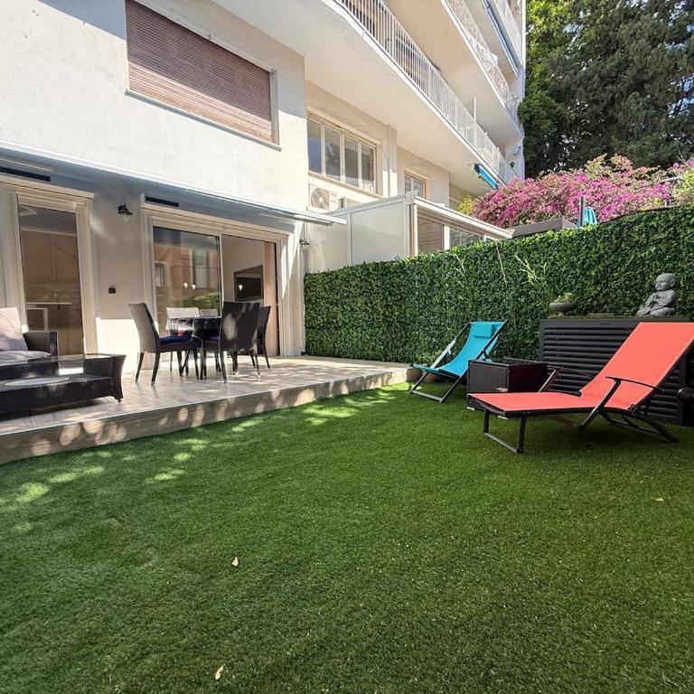 Beau 2Pieces centre ville Terrasse jardin - Appartement 1 Chambre - Vue sur Jardin - 32