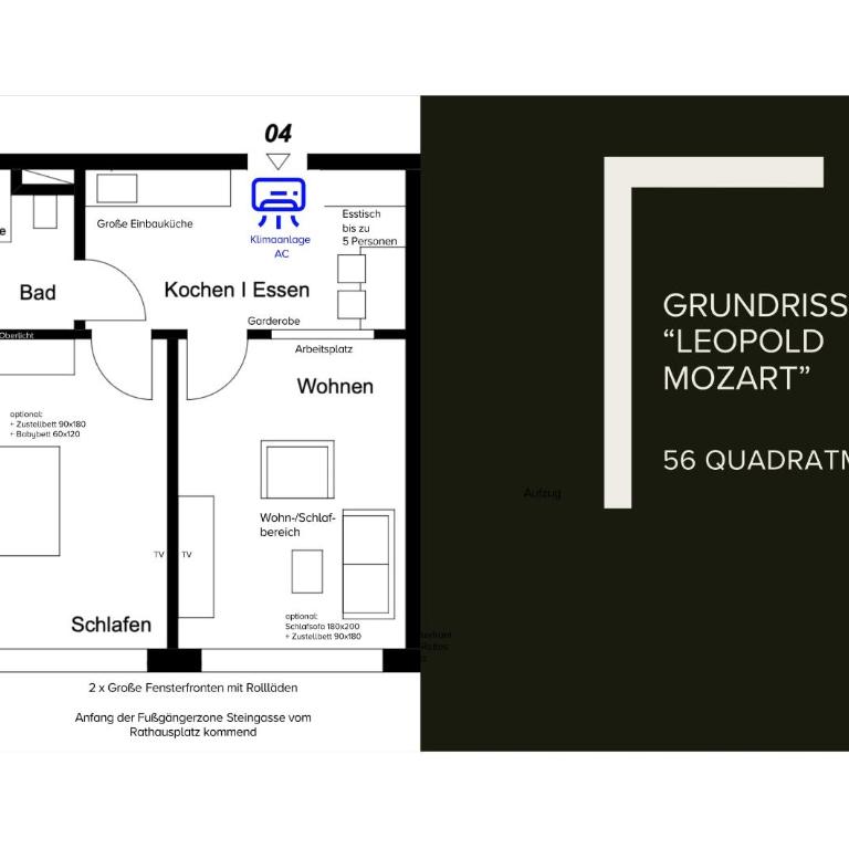 GoldenKey-Suites - Luxury Suite 'Leopold Mozart' - 3 Rooms - Air Conditioning - Prime location Rathausplatz Augsburg - Apartment - 10